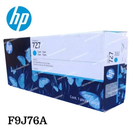 Tinta Hp 727 Cyan F9J76A Designjet T1500, T920, T2500.