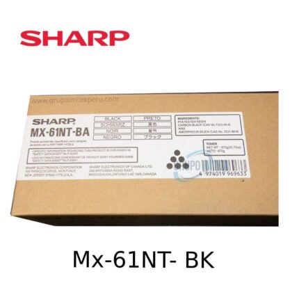 Tóner Sharp MX-61NTBA Negro