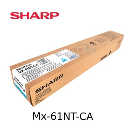 Tóner Sharp MX-61NTCA Cyan